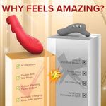 Finger Vibrator Women Sex Toys For G Spot Clitoral Stimulator, Couples Sex Toys With 10 Vibrations & Heating, Rechargeable Mini Vibrator Female Adult Toys, Clit Vibrators Adult Toys For Women Pleasure