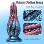 Tentacle Dildo Adult Sex Toys, 9” Big Monster Anal Dildo With Strong Suction Cup, Liquid Silicone Huge Anal Plug Sex Toys For Women And Men
