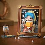 Mini Building Blocks 3D Art Model Set, DIY Construction Bricks for Home Decor
