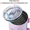 Sanrio Hello Kitty and Friends Featuring My Melody, Kuromi, and Pompompurin Rainbow Ombre Stainless Steel Tumbler with Handle and Straw, Fits in Standard Cup Holder, 40 Ounces