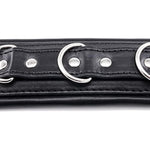 Women And Men Padded Black Leather Bondage Handcuffs And Ankle Cuffs Set, Bondage Restraints Toys Sex Wrist Cuffs And Ankle Cuffs For Sm Games, Bondage Kit Sm Cuffs For Sex Games (Color-1)