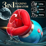 Adult Sex Toys Vibrator With App Function - 3In1 Big Mouth Vibrators Sex Machine With 360° Tongue Licking & Sucking & Vibrating, Clit Nipple G Spot Anal Toys For Women Couples Adult Sex Toys & Games