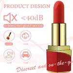 G Spot Vibrator - Shaped Tip With 10 Vibration Modes Discreet Pocket Womens Clitoral Vibrator For Her, Rechargeable Soft Powerful Vibrating Adult Sex Toys & Games Red