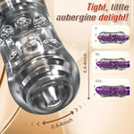 Manual Male Masturbators With 12 Extruded Beads, Transparent Soft Sucking Extrusion Penis Sleeve Blowjob Portable Sex Toys For Men Vagina Textured Pocket Pussies Penis Stimulation Poin