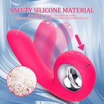 Vibrator Sex Toys Thrusting Dildo, Clitoral Nipple Vibrators Sex Stimulator With 10 Powerful Vibrating Modes For Vagina Anal Stimulation, Adult Sex Toys For Women Couples (Rosy Red)