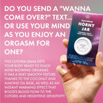 Horny Jar Clitoral Balm - Compatible With Erotic Toys - Female Arousal Enhancement - Sexual Stimulant For Women - Intense Orgasms