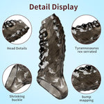Penis Sleeve Cock Sleeve With Delay Ring β Ultra-Soft Realistic Penis Extender For Men, Thickened Enlarger For Longer-Lasting Pleasure, Adult Sex Toy For Couples