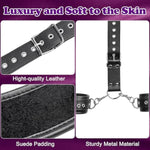 Sex Restraints Bdsm Bondage Adult Sex Toys - Neck To Wrist Bondage Restraints Set With Chain Behind Back Handcuffs Collar And Blindfold Bondage Gear Accessories, Sm Games Play Sex Toys For Women