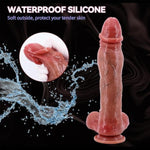 Thrusting Dildo Realistic Huge Penis Vibrator Sex Toys With Suction Cup, 4In1 Thick Dildo With Thrusting Swing Vibrating And Heating Modes Remote Control Big Dildos Anal Pluge For Women Men