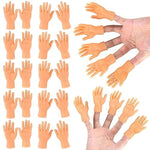 30 Pcs Tiny Finger Hands Mini Rubber Finger Puppets, Miniature Small Hands Ealistic Cute Little Hand Finger For Gifts Puppet Show Prank Gag Performance Party Favors