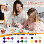 5 Pack Paint Your Own Stepping Stone Kit, Ceramic Painting Craft for Kids