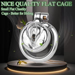 Male Chastity Cage,Miniature Chastity Device-Stainless Steel Material Is Easy To Clean,Sissy Chastity Cage For Gay Sissy Men(40Mm Ring)