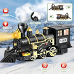 Train Set For Kids, Train Toy W/Steam, Light & Sounds, Christmas Train Sets For Under The Tree, For 3 4 5 6 7 8 Year Old Boys Girls