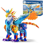Magical Creatures Building Set For Kids Age 10+ And Adults, Buildable Flower Animal Toy For Home Decor, Birthday Gift Idea For Boys Girls Teens And Adults (1212 Pieces)