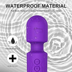 Powerful Vibrator Wand, G Spot Cordless Rechargeable Vibrators With 20 Patterns & 8 Intensity, Quiet Clit Vibrator, Clitoris Stimulation, Dildo, Female Wand Massager For Her Pleasure Adult Toys (A)