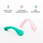 All In One Combo Kit: Bender Handheld Massager + Jelly Personal Lubricant, All You Need For Relaxation, Mint