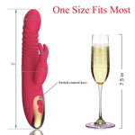 9.6 In Rabbit Vibrators Women Sex Toys, G Spot Vibrator For Clitoris Stimulation, Realistic Dildo Vibrator Purple Handheld Rechargeable Massager, Upgrade Powerful Quiet