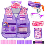 Kids Tactical Vest Kit For Nerf-Tactical Guns Vest Set For Girls Toys Gifts 8-12 Years Old -Stocking Stuffers Gifts For 6-10 Year Old Girls