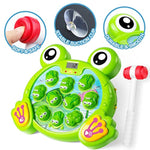 Whack A Frog Game With 2 Hammers, Toddler Early Developmental Learning Toy, Fun Birthday Gift For Kids Age 2+, Toys For 2 3 4 Year Old Boys Grils