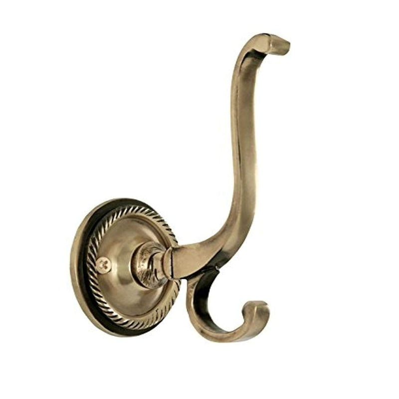 Rope Coat Hook, Antique Brass,702231