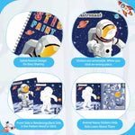 3Pcs Paint by Sticker Books for Kids, Sticker by Number, Educational Gifts for Children Ages 4-8
