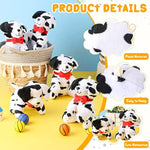 8 Pcs Dalmatian Stuffed Animal Bulk Operation Christmas 4.8 Inch Plush Dalmatians Small Soft Puppy Dog Plush Keychains For School Carnival Prize Birthday Baby Shower Adopt A Dog Party Favors