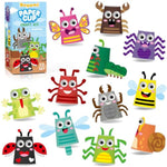 Insect Bug Paper Cup Craft Kit for Kids - 12 Pieces Animal Craft Set