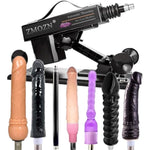 Automatic Sex Machine Sex Toys With Realistic Dildo Sex Huge Cock For Female Masturbation, Gay Couple Adult Masturbator Love Machine Device Gun With 7 Attachments