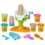 Kids Barber Shop Modeling Dough Set with Electric Buzzer, 5 Colors & Accessories