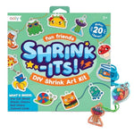 DIY Shrink Art Charms Kit for Kids, 28 Piece Fun Friends Collection