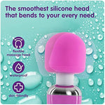 Vibrator, Sex Toys Wand Massager, Adult Toy For Women - G Spot Vibrators, Clitoris Stimulation, Dildo, Water-Resistant, Wireless, 20 Vibration Modes & 8 Speeds (Large, Pink)