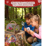 Bug Catcher Kit For Kids Outdoor Explorer Kit With Insect Cage, Observation Box, Magnifying Glass, 8 Toy Bugs, Net & 10 Cards, Stem Educational Toys Gifting For Boys & Girls Ages 3+