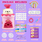 24pcs DIY Badge Making Kit for Kids Girls, Reusable Art and Craft Kit