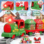Train Set For Toddlers 2-4, Christmas Train Set For Around The Tree, Electric Toddler Toys With Music, Light, Track, Puppet, Barn, Birthday For 1 2 3 4 Years Old Baby Boy Girl