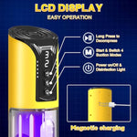 Electric Penis Pump Male Sex Toys Vacuum Pump With 4 Suction Intensities Automatic Penis Extender And 6 Rings, Adult Toys For Men Dick Enlarger Erection