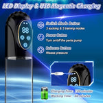 Electric Penis Pump Sex Toys - Adult Toys Male Penis Enlargement Extend Enlarger Vacuum Pump Dick Pump With 6 Suction, Pocket Pussy Male Masturbator Cock Ring Adult Sex Toys & Games For Men Erection