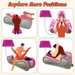 Inflatable Sex Sofa With Positioning Pillow For G Spot Position Aid Sex Auxiliary Adult Games With Automatic Air Pump For Bdsm Games, Couple Sex Toys Chair For Sex Fun