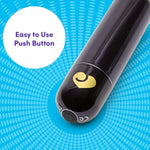 Bullet Vibrator For Her – Mini Vibrator For Clitoral Stimulation - Rechargeable Vibrating Bullet With 10 Vibration Modes – Waterproof Nipple Stimulator – Couples Sex Toy - Black