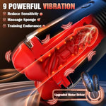 Male Masturbator Sex Toys For Men - 5In1 Male Sex Toy With 9 Vibrating & 3D Mouth & Penis Pump Exhaust Vent & Stroker Cup, Mens Pocket Pussy Adult Sex Toys & Games Blowjob Toy For Gay Men
