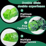 Dual Harmony Double-Ended Dildo- Silicone Horse&Wolfdog Design,Realistic Dual-Sided Dildo With Texture For Men Women,Fantasy Adult Sex Toys For Couples (D301-Lv-F)