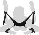 Adjustable Bed Restraint Kit – Wrist & Ankle Cuffs for Couples' Bondage Play