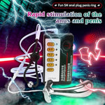 Stainless Steel Butt Plugs for Prostate Massage and G-Spot Training - Anal Plug Starter Set with Electro Stimulation