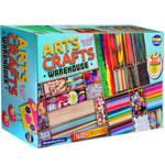 1600+ Pcs Jumbo Arts & Crafts Supplies Kit for Kids, 3-Layer Storage Chest
