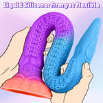 Tentacle Dragon Dildo Monster Dildo,17.7" Long Anal Dildos Alien Fantasy Sex Toy Glow In The Dark, Silicone Anal Toys Thick Large Butt Plug For Deepest Sex, Horse Animal Dildos For Men & Women