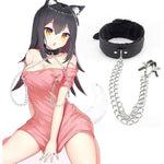 BDSM Bandage Body Chains and Clamps Nipple Clamp Neck Bondage, Sex Restraints Bondage Gear, Restraint Set for Sex