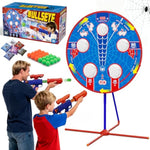 Spider Shooting Games Toys For 4 5 6 7 8 9 10+ Year Old Boys, Kids Outdoor Indoor Game With Moving Target & 2 Air Blasters & 24 Ball, Bean Bag Toss For Carnival Games, Gifts For Birthday Xmas Boy Kids