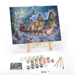Adult Paint by Numbers Kit 12x16 Framed Color Paint By Number Kit