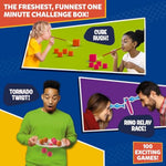 One Minute Party Games - 200+ Pieces, Fast-Paced & Hilarious Group Games For Kids, Teens & Adults, Fun For Game Nights, Birthdays, Family Gatherings, Indoor Or Outdoor Play