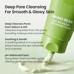 Mung Bean pH-Balanced Cleansing Foam for Sensitive Skin, 2.7 fl oz