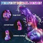 Monster Knot Tentacle Dildo, Fantasy Knotted Alien Dildo Dragon With Strong Suction Cup For G-Spot, Tenticle Dildos Dog Knot Dildos For Hands-Free Play, Adult Sex Toys & Games For Women Men Couples